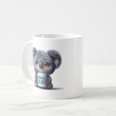 Montag Blues Koala Kaffeetasse (Vorderseite Links)