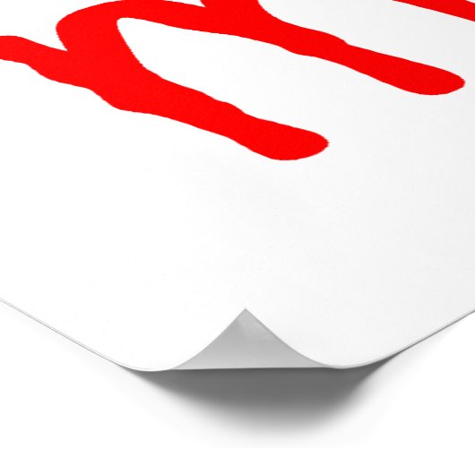 Montag Blues Poster (Ecke)