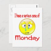 Montag Blues Postkarte (Vorne/Hinten)