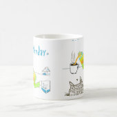 Montag-Comic 2 Kaffeetasse (Mittel)