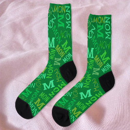 Montag der irischen Woche Grüner Montag Socken
