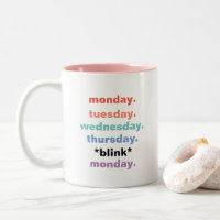 Montag Dienstag Blink Wochentage Sonniger Spaß