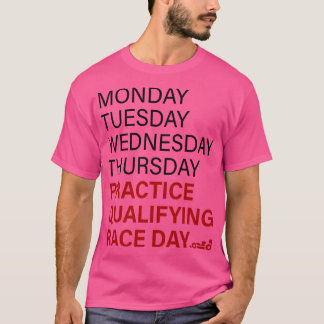 montag dienstag mittwoch donnerstag übung qualifiz T-Shirt