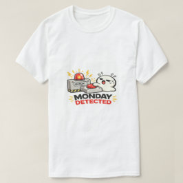 Montag Erkannt - Lustiger Süßer Müder Charakter Al T-Shirt