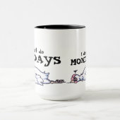 Montag-Huhn-Tasse Tasse (Zentrum)