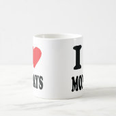 Montag-Ikone der Liebe I Kaffeetasse (Mittel)