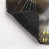 Montag-Katze Mousepad (Ecke)