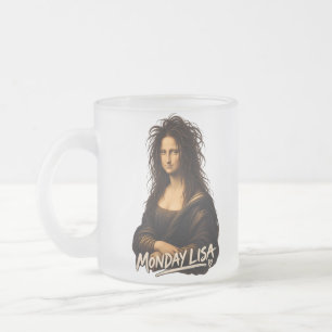 Montag Lisa Lustige Renaissance-Kunst Mattglastasse