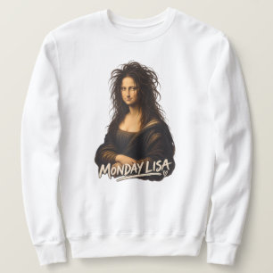 Montag Lisa Lustige Renaissance-Kunst Sweatshirt