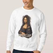 Montag Lisa Lustige Renaissance-Kunst Sweatshirt (Vorderseite)