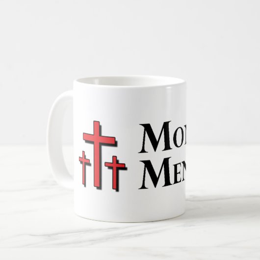 Montag-Mann-Tasse Kaffeetasse (Vorderseite Links)