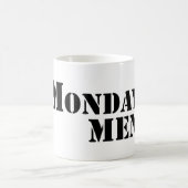 Montag-Mannlogo-Tasse Kaffeetasse (Mittel)