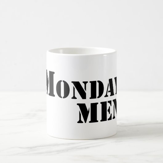 Montag-Mannlogo-Tasse Kaffeetasse (Mittel)