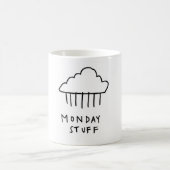 Montag-Material Kaffeetasse (Mittel)