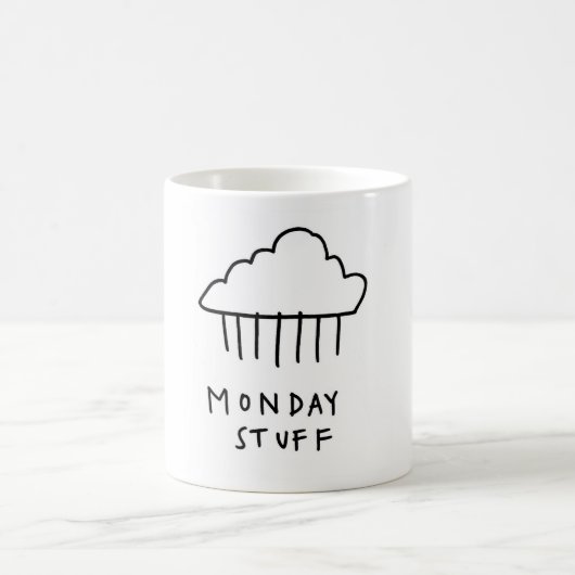 Montag-Material Kaffeetasse (Mittel)