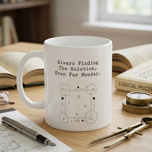 Montag-Math-Lösungen | Problemlöser-Geist Kaffeetasse