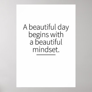 Montag Mindset Motivation Inspiration Art Credit Poster