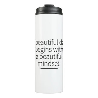 Montag Mindset Motivation Inspiration Art Thermosbecher