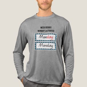 Montag, „Mon-Yay: Die Power-Start-Motivationsaufsc Tri-Blend Shirt