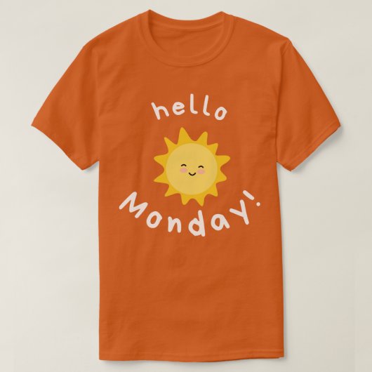 Montag Montag T-Shirt (Design vorne)