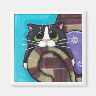 Montag Morgen Blues - Cat Magnet