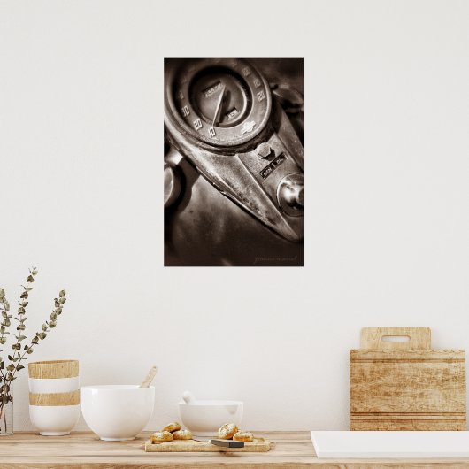 Montag Motorrad Poster (Küche)