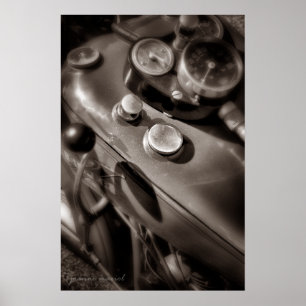 Montag-Motorrad Poster