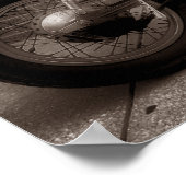Montag-Motorrad-Poster Poster (Ecke)