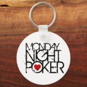 Montag Nacht Poker Schlüsselanhänger (Vorderseite)
