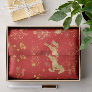 Montag, neues Jahr 2026 | Jahr des Pferdes Seidenpapier