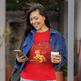 Montag, neues Jahr 2026 | Jahr des Pferdes T-Shirt