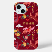 Montag neues Jahr des Drachen rot Case-Mate iPhone Hülle (Rückseite)