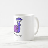 Montag Sad Snail Kaffeetasse (VorderseiteRechts)