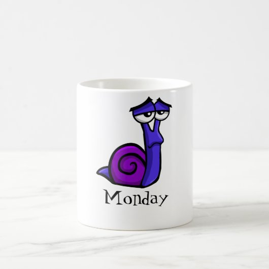 Montag Sad Snail Kaffeetasse (Mittel)