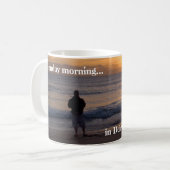 Montag-Sonnenaufgang Kaffeetasse (Vorderseite Links)