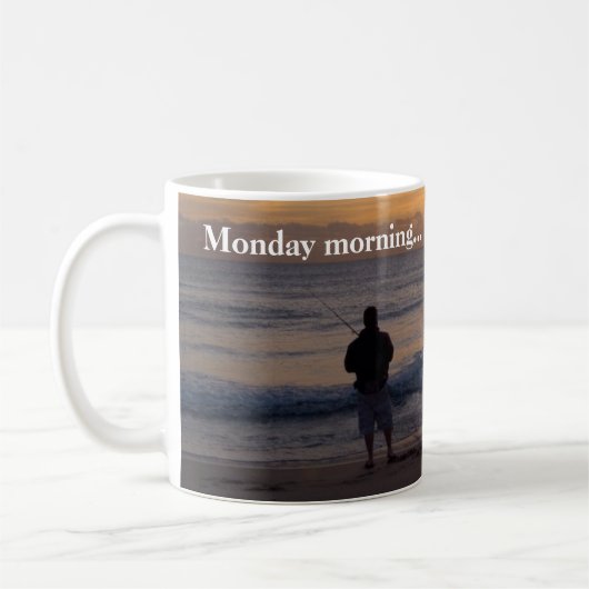 Montag-Sonnenaufgang Kaffeetasse (Links)