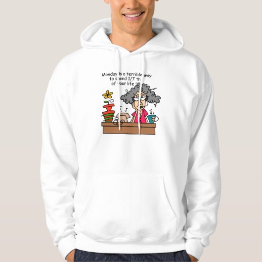 Montag Spaß Hoodie (Vorderseite)