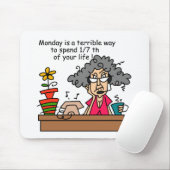 Montag Spaß Mousepad (Mit Mouse)