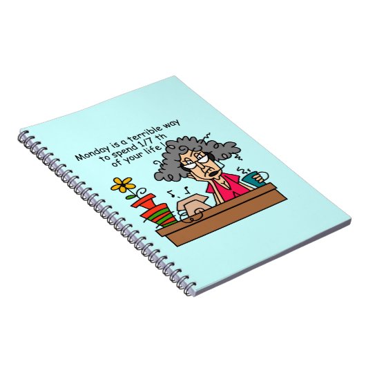 Montag Spaß Notizblock (Rechte Seite)