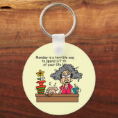 Montag Spaß Schlüsselanhänger (Vorderseite)
