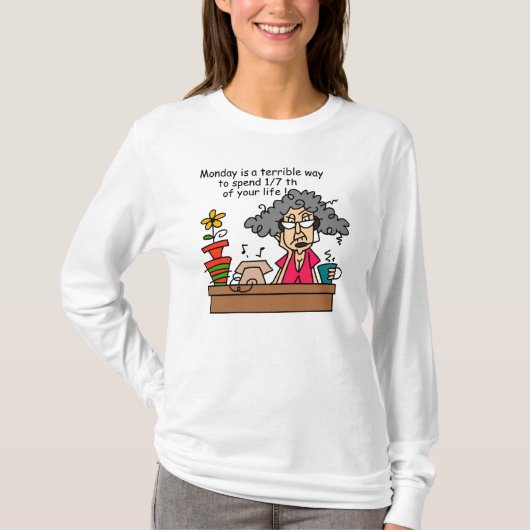 Montag Spaß T-Shirt (Vorderseite)