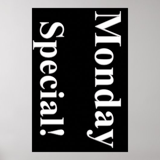 Montag Special Beauty Salon Poster (Vorne)