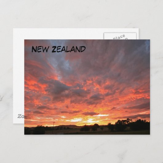 Montag Sunrise Postkarte (Vorne/Hinten)