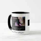 Montag-Überlegungen Tasse (Vorderseite Links)