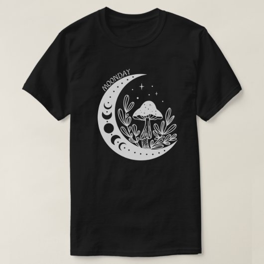Montag und Pilze T-Shirt (Design vorne)