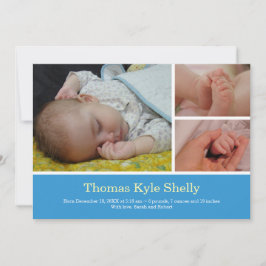 Montage 3 Foto: Ankündigung der Geburt eines süßen