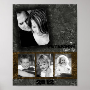 Montage der 8"x10" 4-Steckplätze-Familie Poster