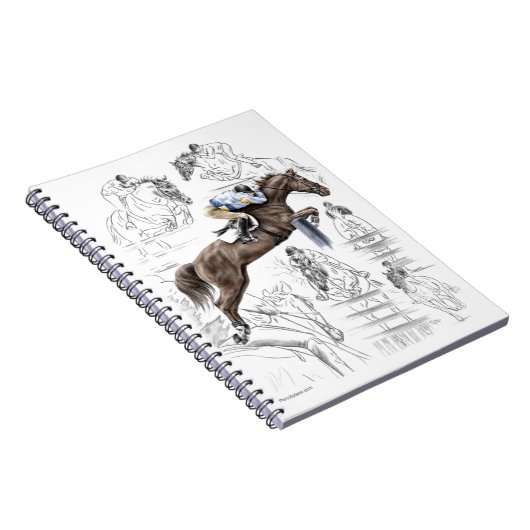 Montage der Jumper-Pferde Notizblock (Rechte Seite)