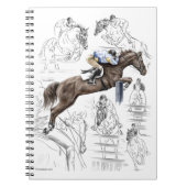 Montage der Jumper-Pferde Notizblock (Vorderseite)
