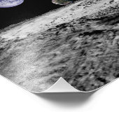 Montage der Planeten und Jupitermonde Fotodruck (Ecke)